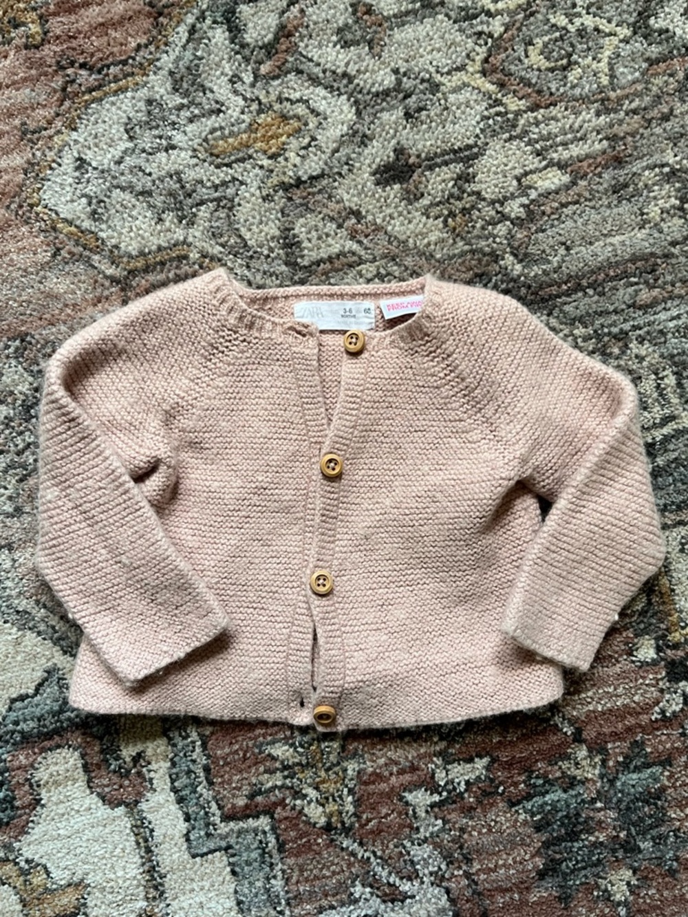 Zara baby girl wool cardigan 3-6 months